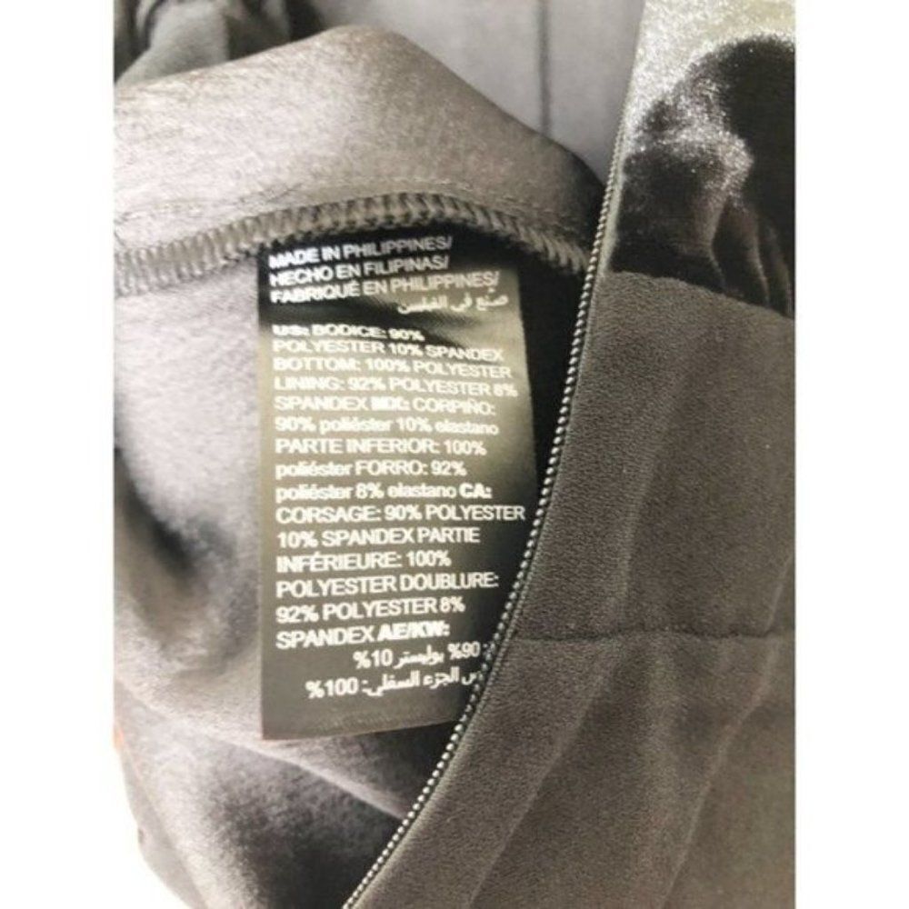 WHITE HOUSE BLACK MARKET VELVET BODICE JUMPSUIT  - Picture 8 of 8